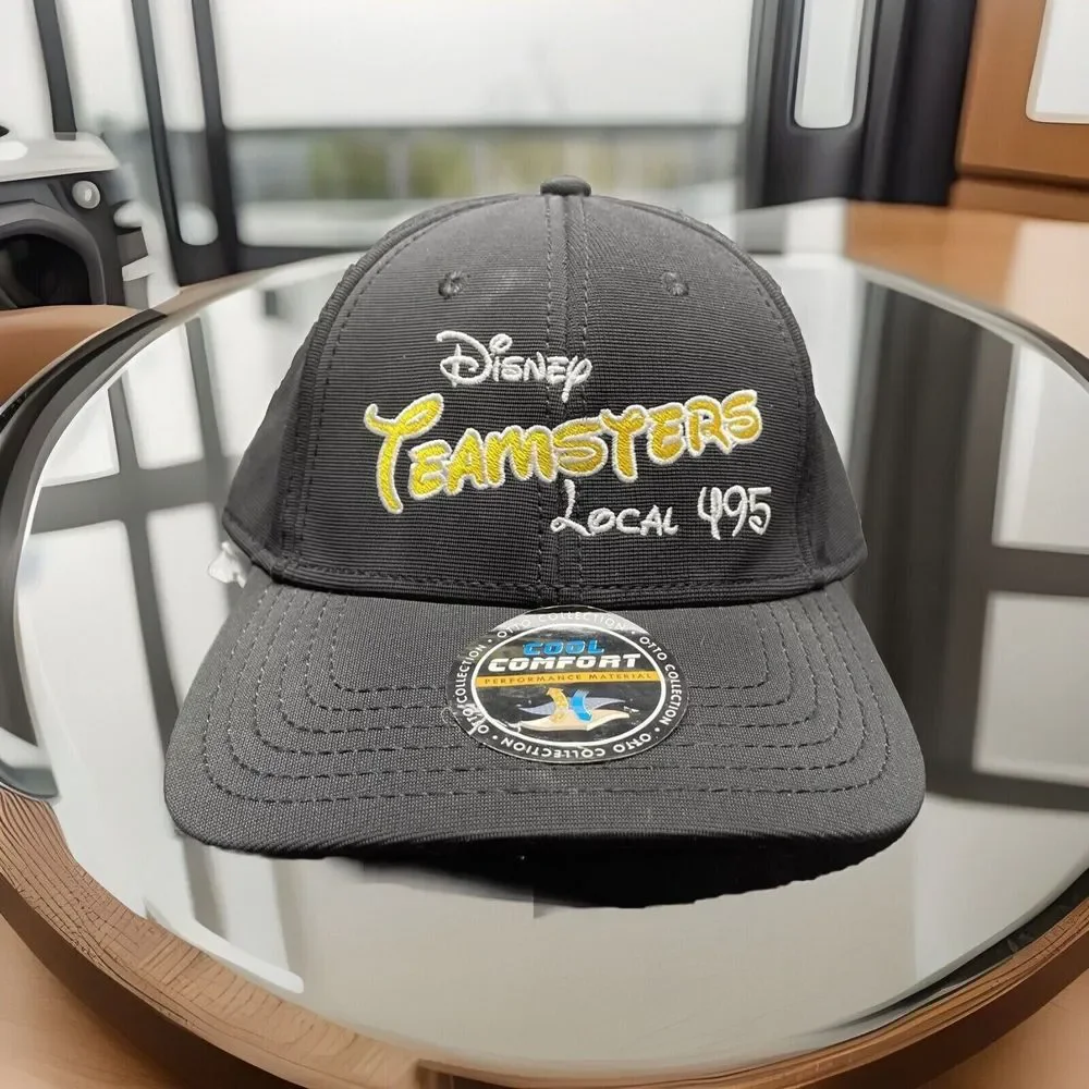 Disney cast employee Teamsters local 495 adjustable‎ hat OTTO black Bob Lennox
